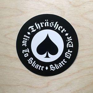 Skate or Die Logo - Thrasher skateboard sticker vinyl logo OG Skate or Die spade cards ...