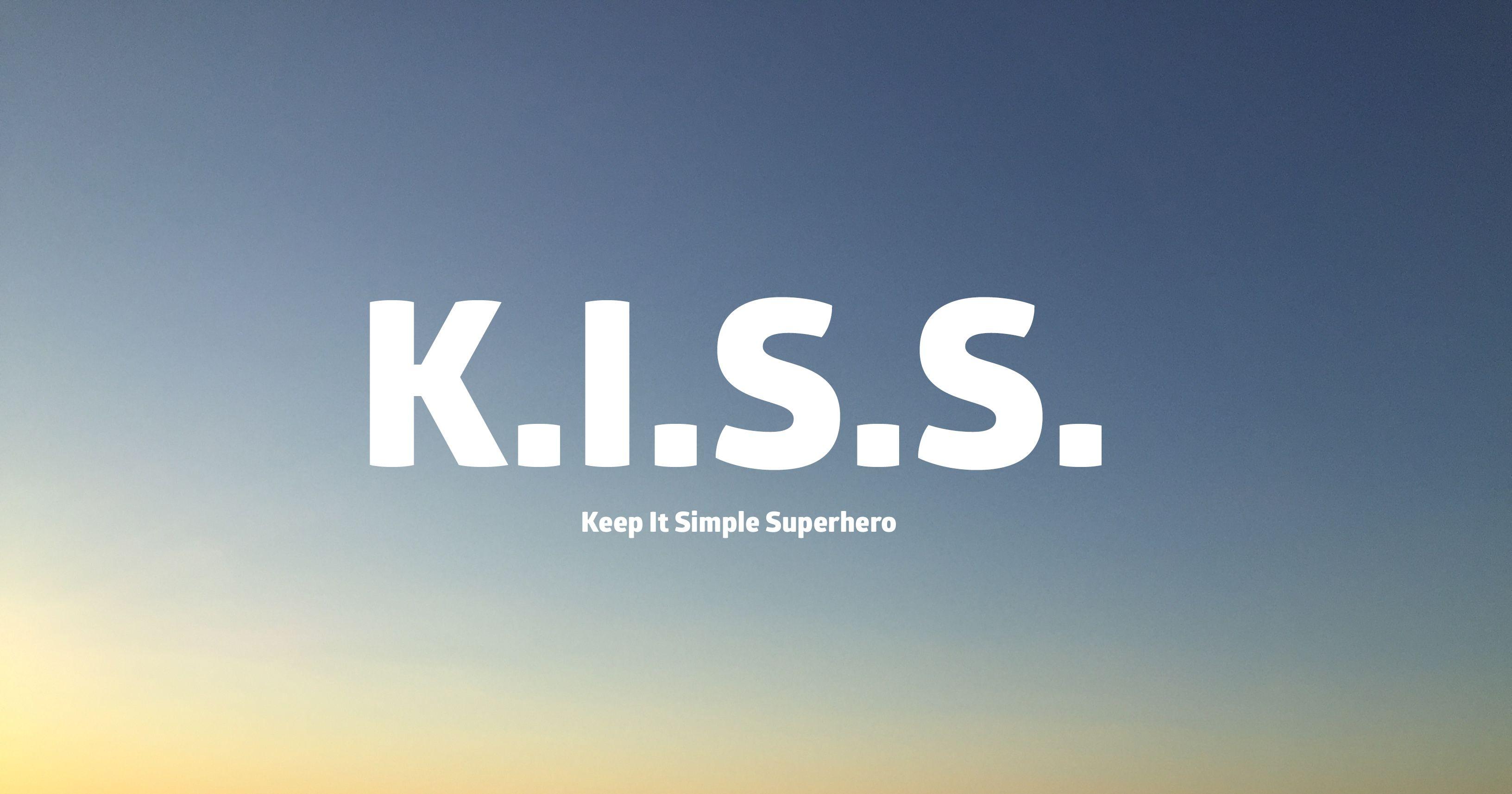 Simple Superhero Logo - Keep It Simple Superhero - Life is good