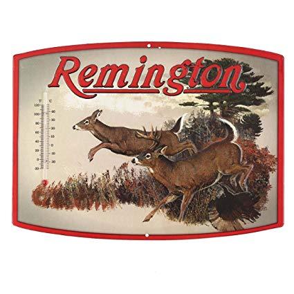 Remington Deer Logo - Amazon.com : Open Road Brands Remington Deer Thermometer : Garden ...