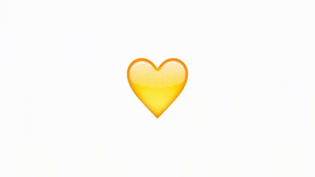 Yellow Heart Logo - Yellow Heart GIFs | Tenor