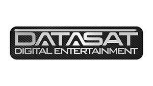 Datasat Logo - Datasat 2x0.5 Chrome Effect Domed Case Badge / Sticker Logo