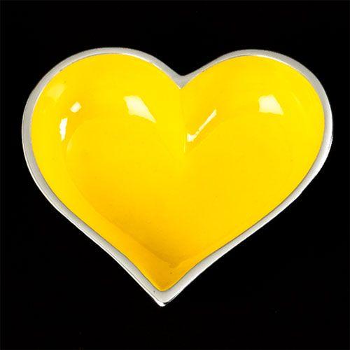 Yellow Heart Logo - Happy Yellow Heart with Heart Spoon