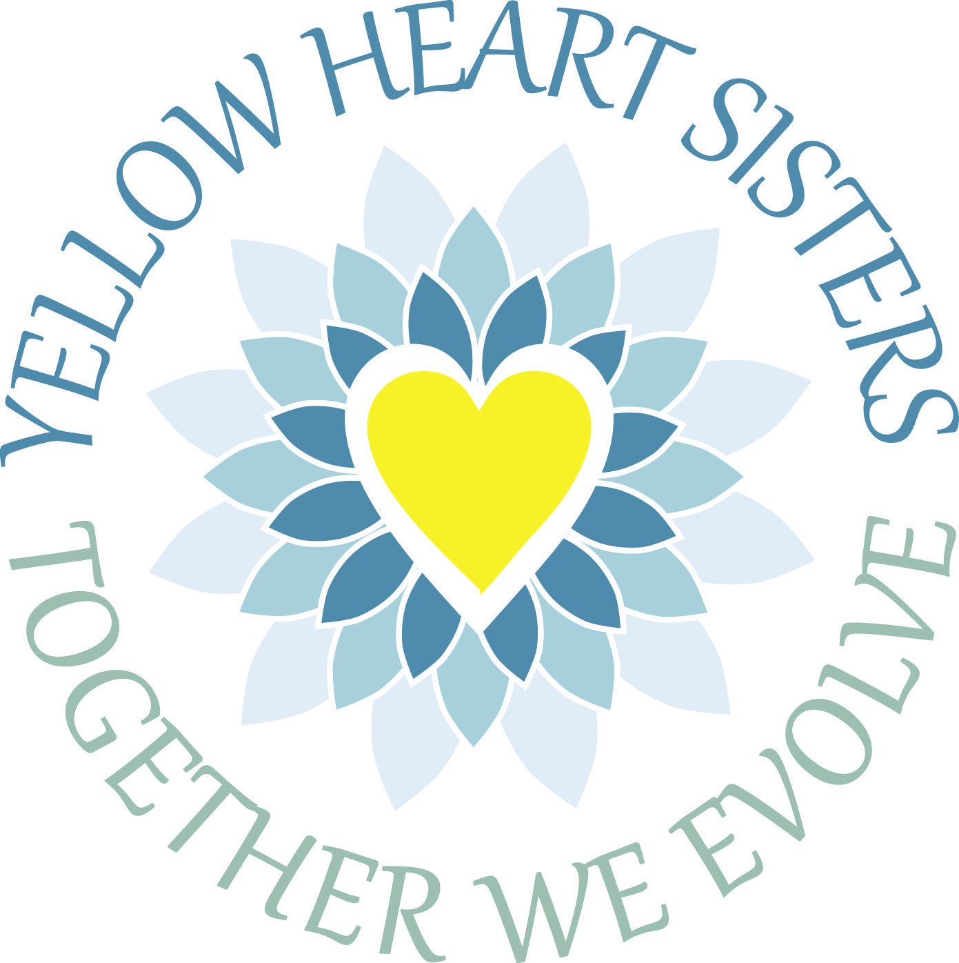 Yellow Heart Logo - Contact | Yellow Heart Sisters | Together We Evolve