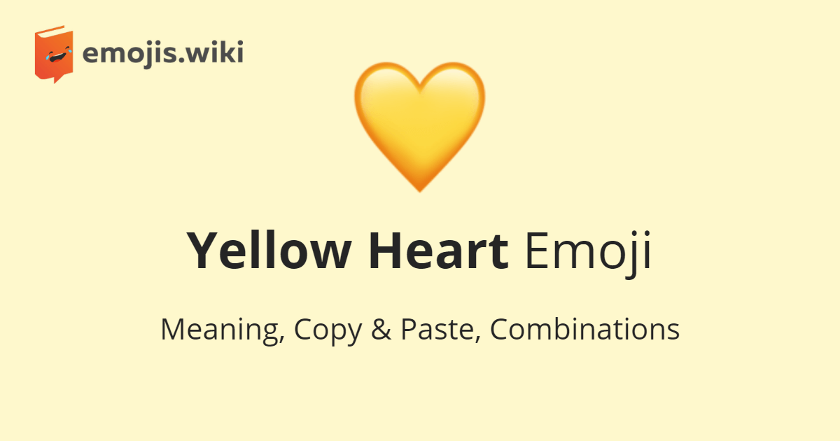 Yellow Heart Logo - 