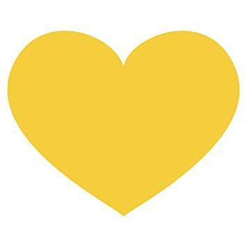 Yellow Heart Logo - Yellow Heart Emoji Metal Sign: Amazon.ca: Patio, Lawn & Garden