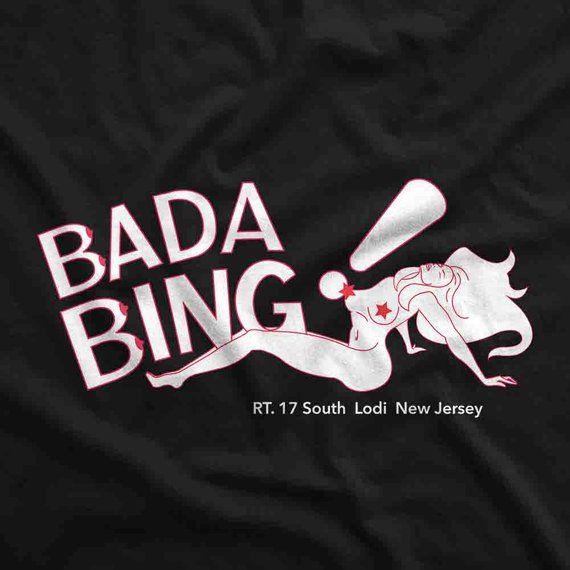 Bada Bing Logo - The Sopranos Bada Bing T-Shirt | Etsy