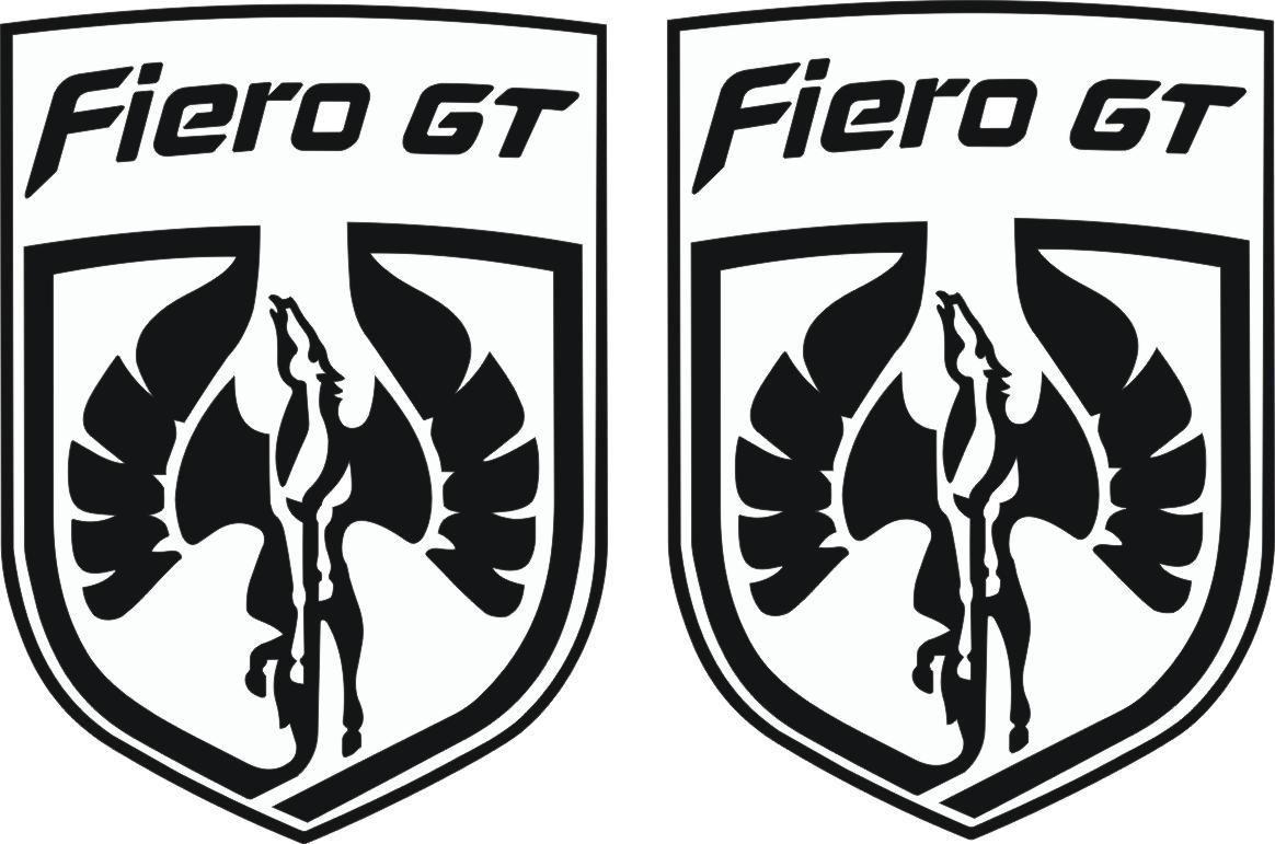 Fiero Logo - Details about Pontiac Fiero GT Decal Pegasus