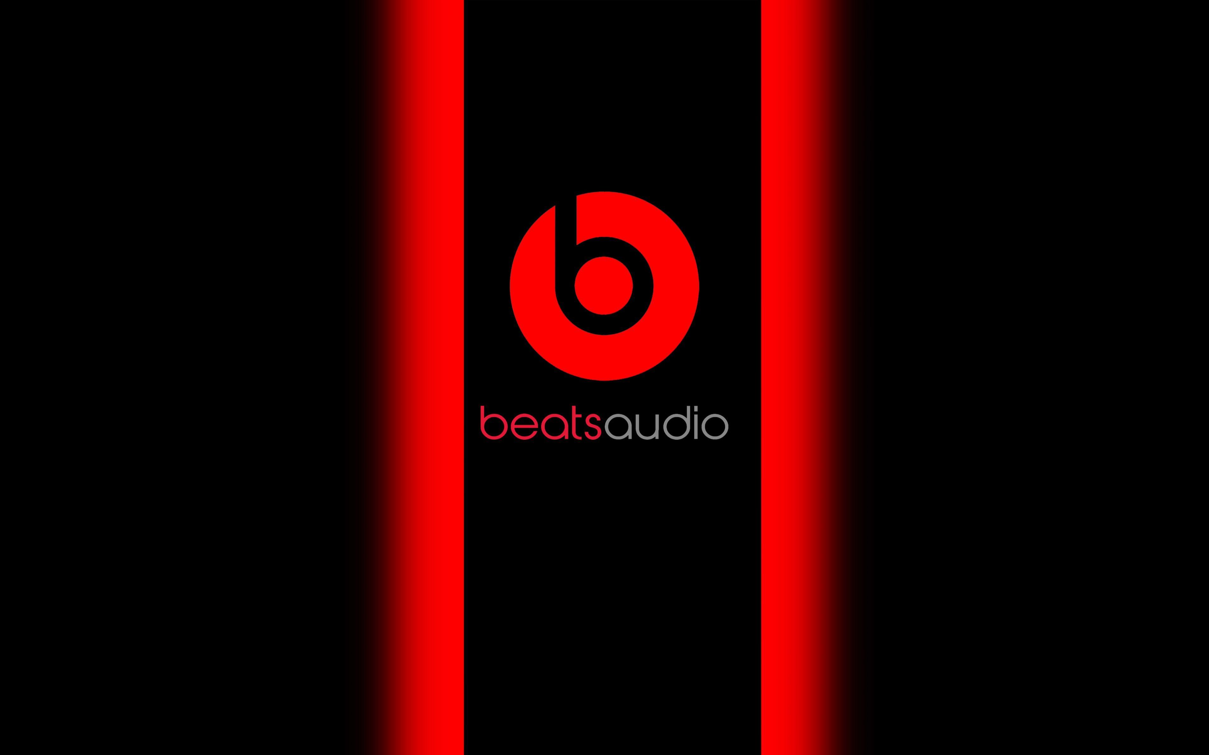 Red and Black Beats Logo - HD Background Beats Audio Logo Red Black Symbol Wallpaper ...