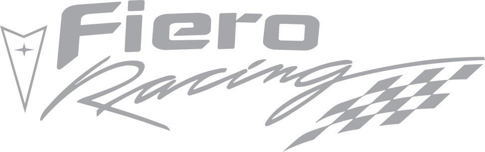 Fiero Graphic Logo - Pontiac Fiero Racing Decal – GraphicsPlus123