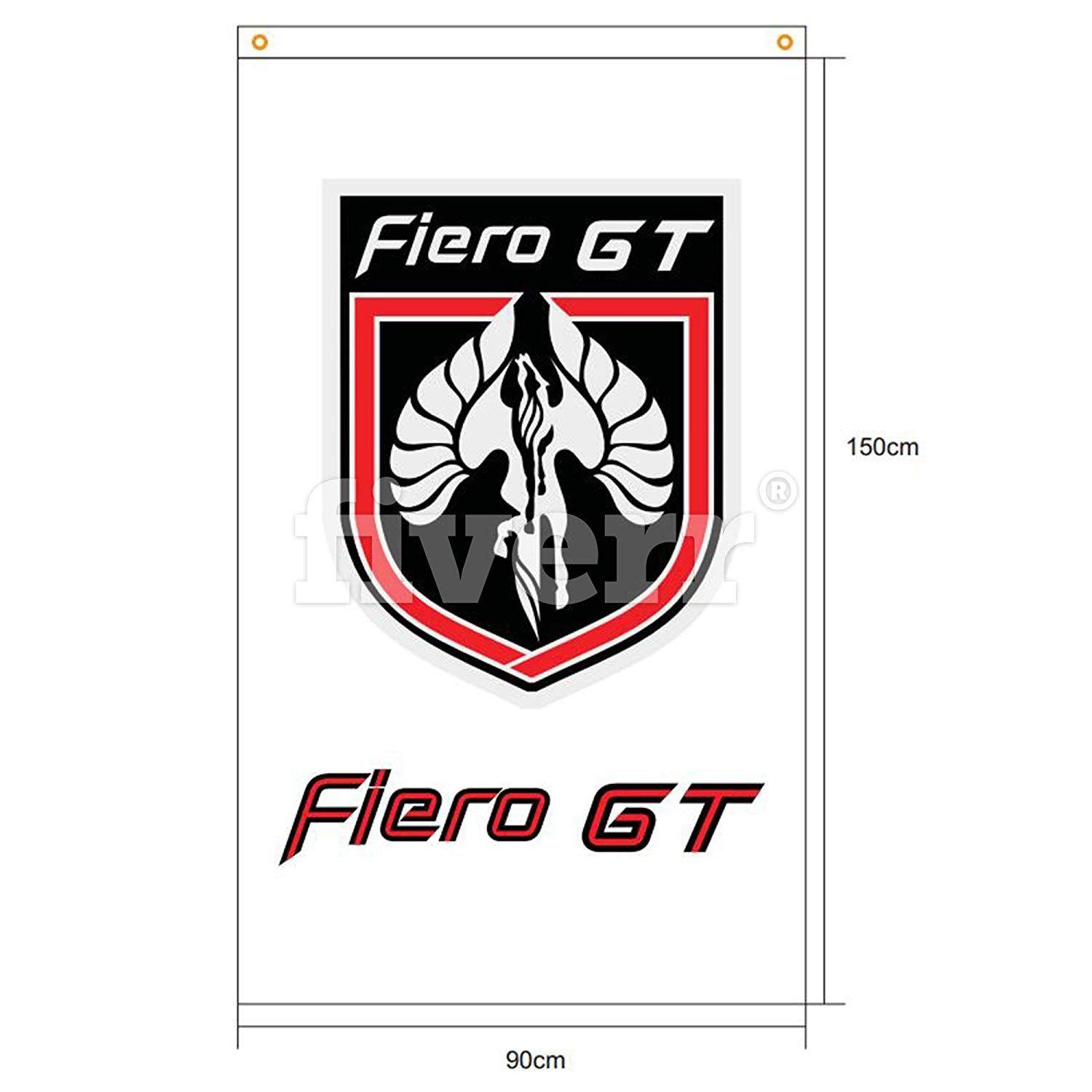 Fiero Graphic Logo - Amazon.com: Pontiac Fiero GT Garage Flag: Automotive