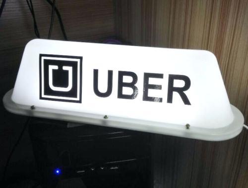 Cab Car Logo - Uber Sign For Car Logo Style Taxi Cab Top Light Strong Magnet Roof