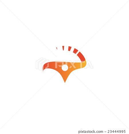 Cab Car Logo - Wheel logo. Vector orange logo. Car logo. Taxi Illustration