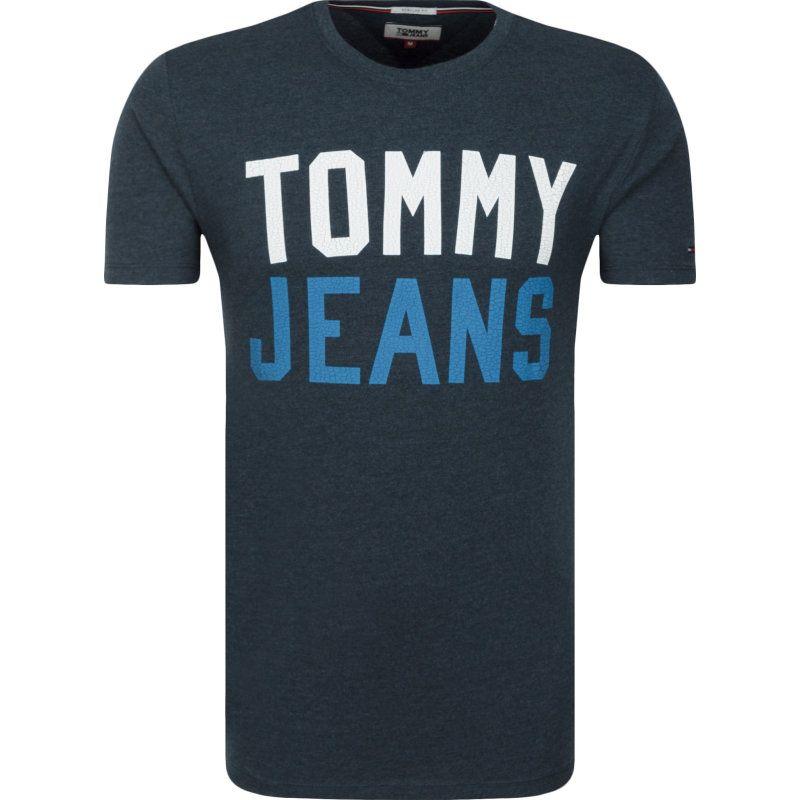 O College Logo - O Neck T Shirt TJM COLLEGE LOGO. Regular Fit Tommy Jeans. Navy Blue