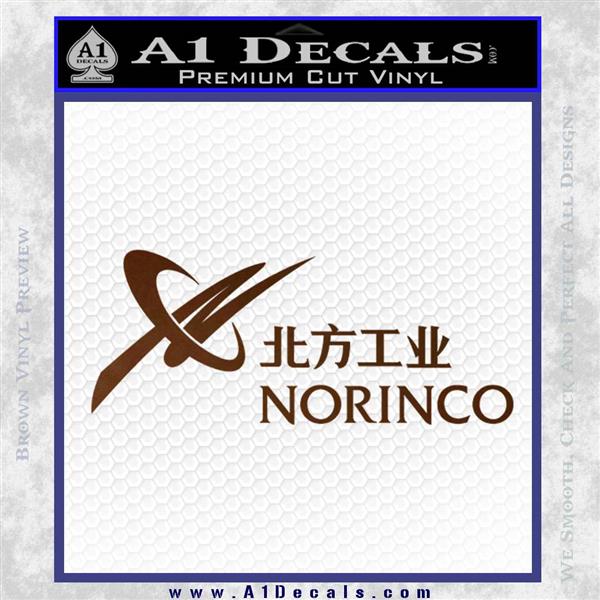 Norinco Logo - Norinco Firearms Logo Vinyl Decal Sticker A1 Decals