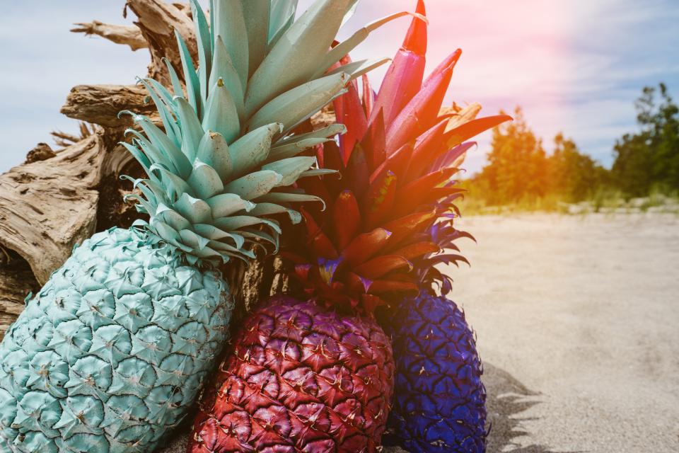 Red Blue Pineapple Logo - Free Photo of pineapple, dessert, appetizer - StockSnap.io