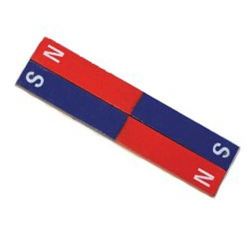 Red and Blue Bar Logo - Steel Bar Magnet Red Blue 8 Pair