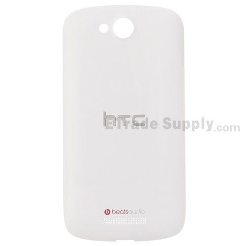 HTC Phone Logo - HTC One VX Battery Door - White, With HTC and beatsaudio Logo ...