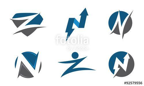 N and Z Logo - A, N, Z Finance Logo template