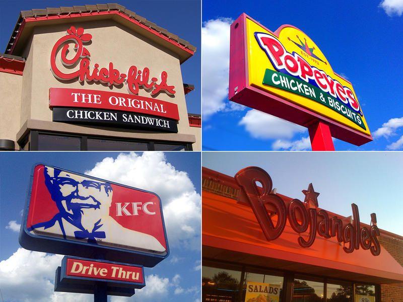 Famous Fast Food Restaurant Logo - Atlanta Is Home To Over 280 Fast-Food Chicken Restaurants | WABE 90.1 FM