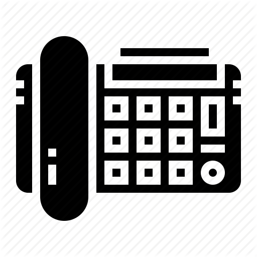 Office Telephone Logo - Fax, office, phone, telephone icon