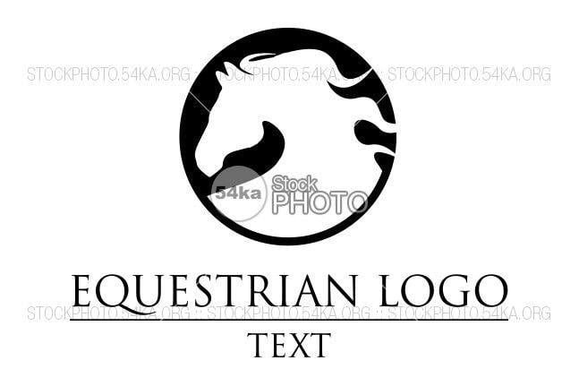 Stallion Head Logo - Horse head vector logo – Equestrian – Silhouette of the horse ...