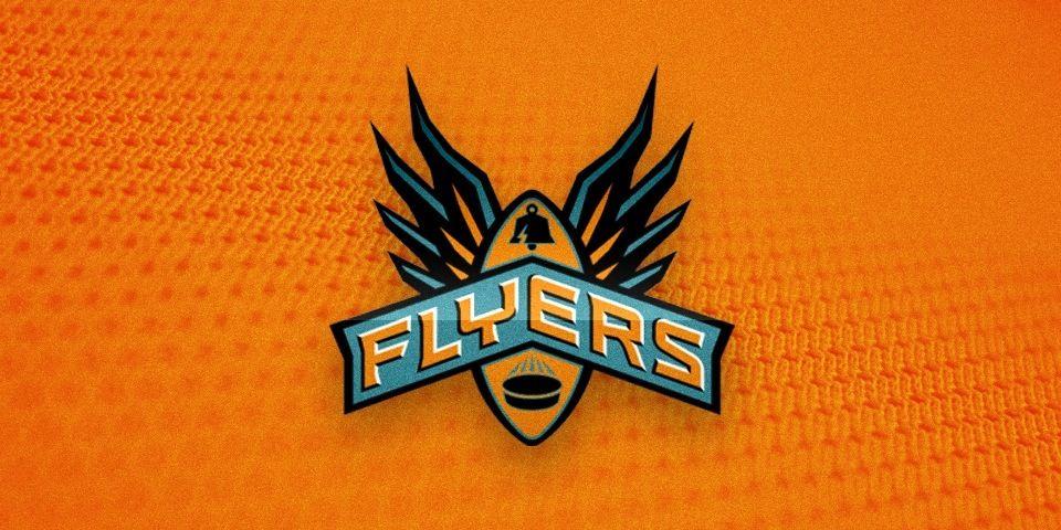 Flyers NHL Team Logo - Designing the '90s NHL, Part 1: Unfamiliar Flyers — icethetics.co