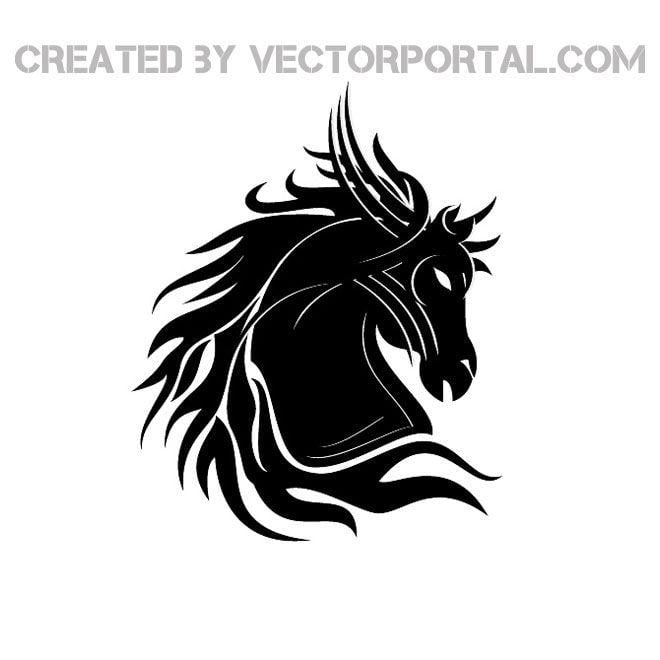 Horse Vector Logo - HORSE FREE VECTOR LOGO DESIGN