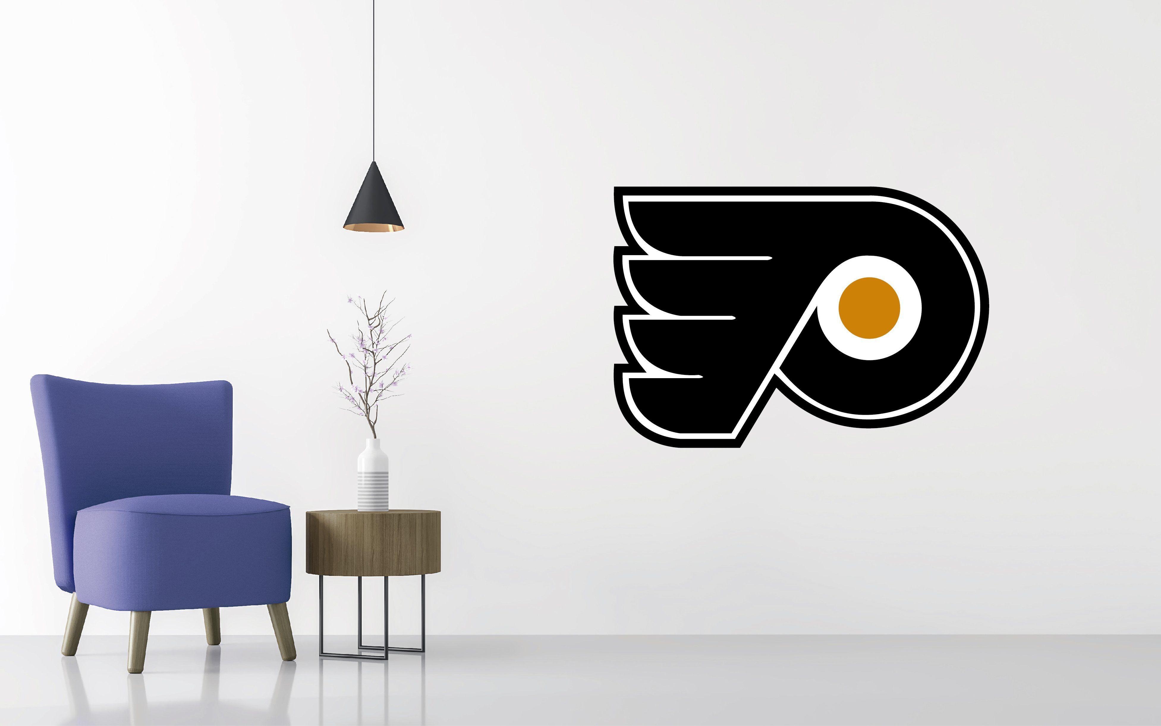 Flyers NHL Team Logo - Philadelphia Flyers - NHL Hockey Team Logo - Wall Decal Removable ...