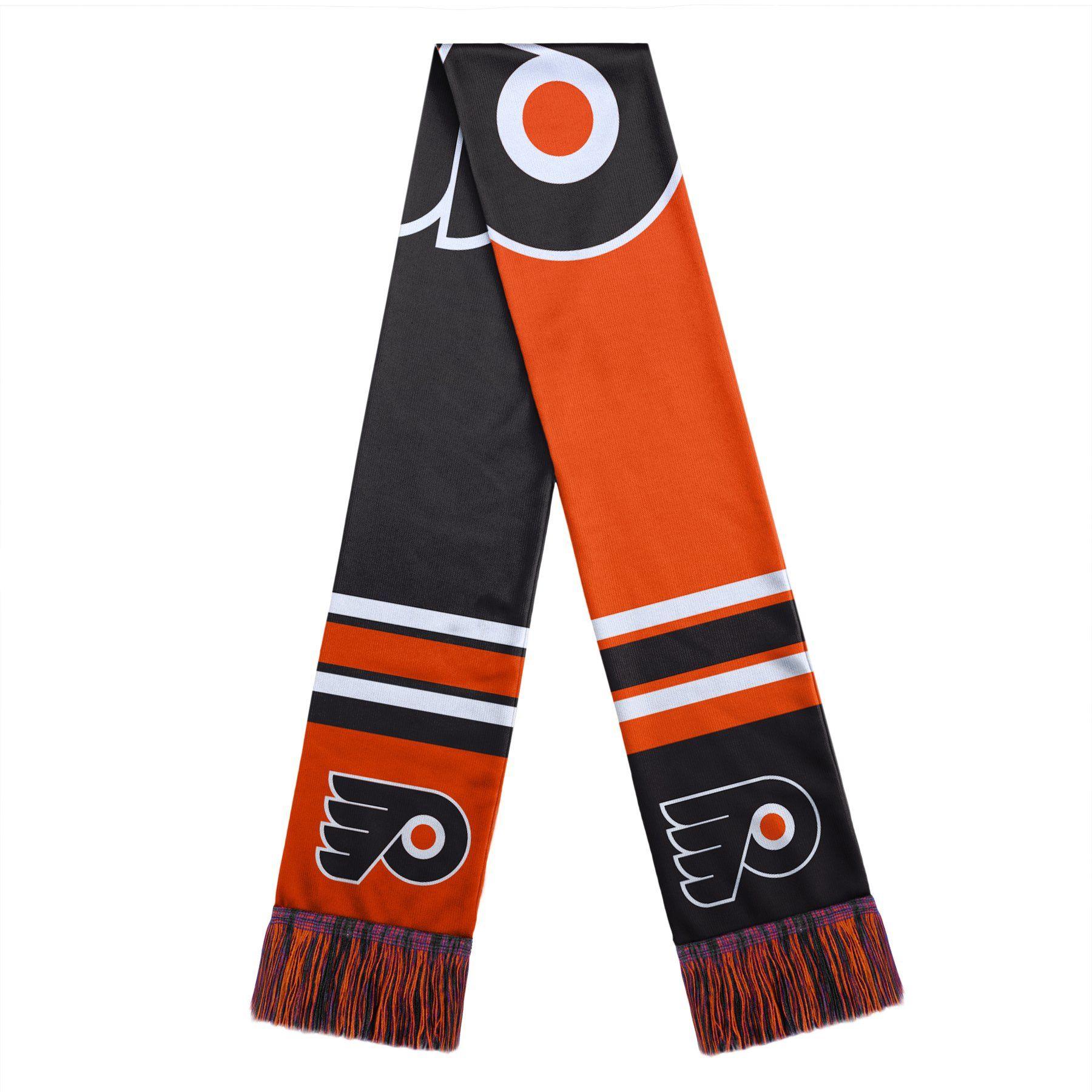 Flyers NHL Team Logo - Philadelphia Flyers Color Block Logo Scarf | Hockey Scarves, Apparel ...