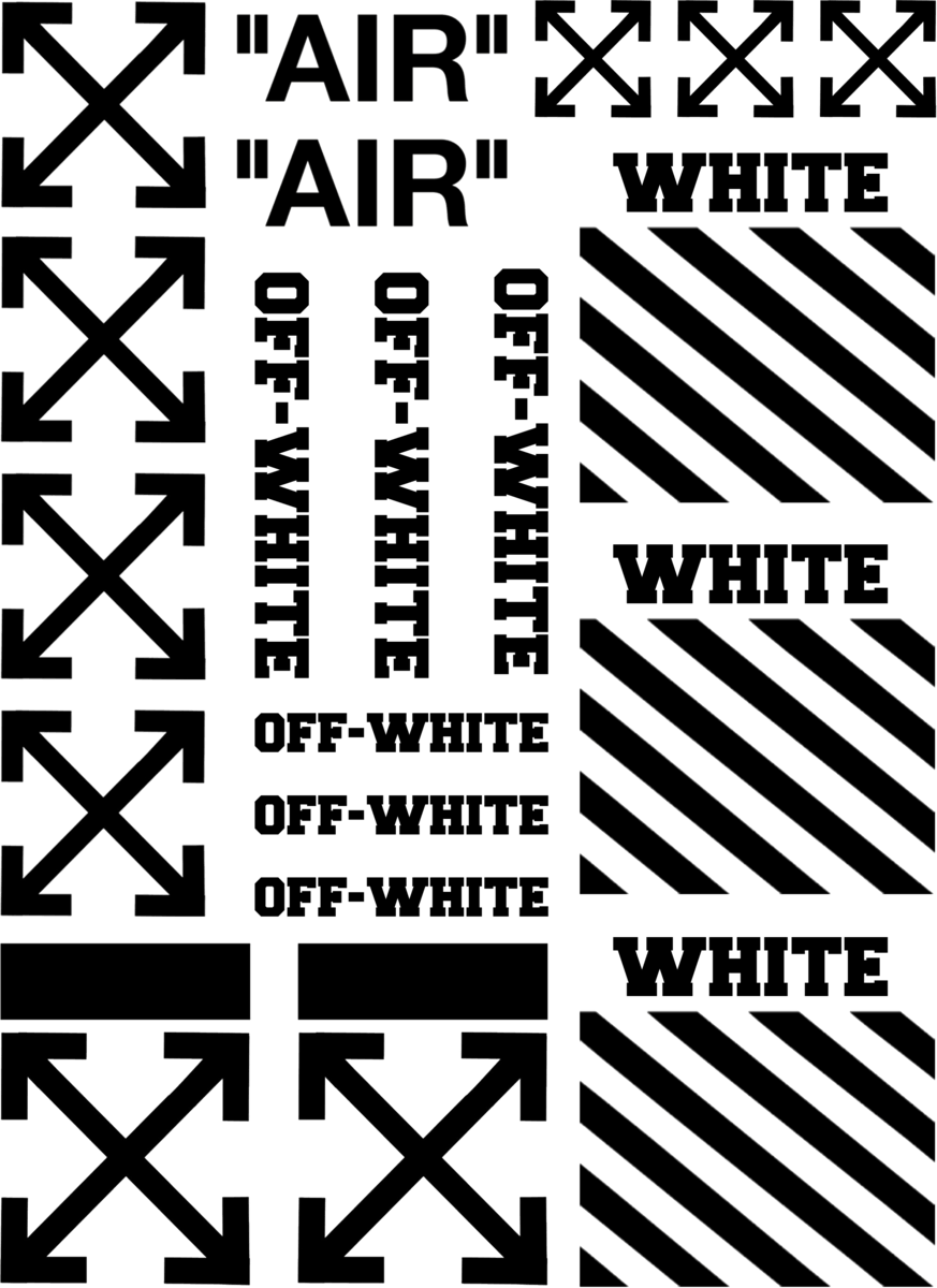 Air Off White Logo - Hypebeast Stencils – CustomizerDepot