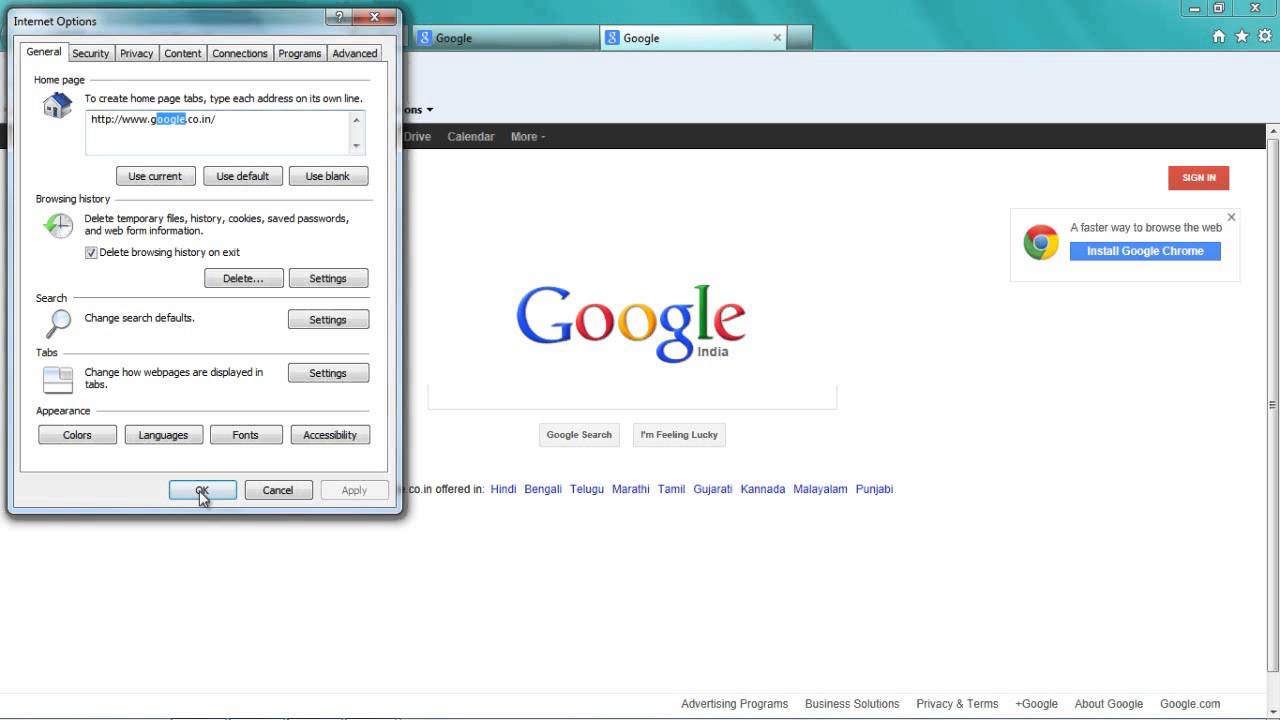 Make Google My Homepage Logo - How to make Google your homepage-Make Google my homepage on chrome ...