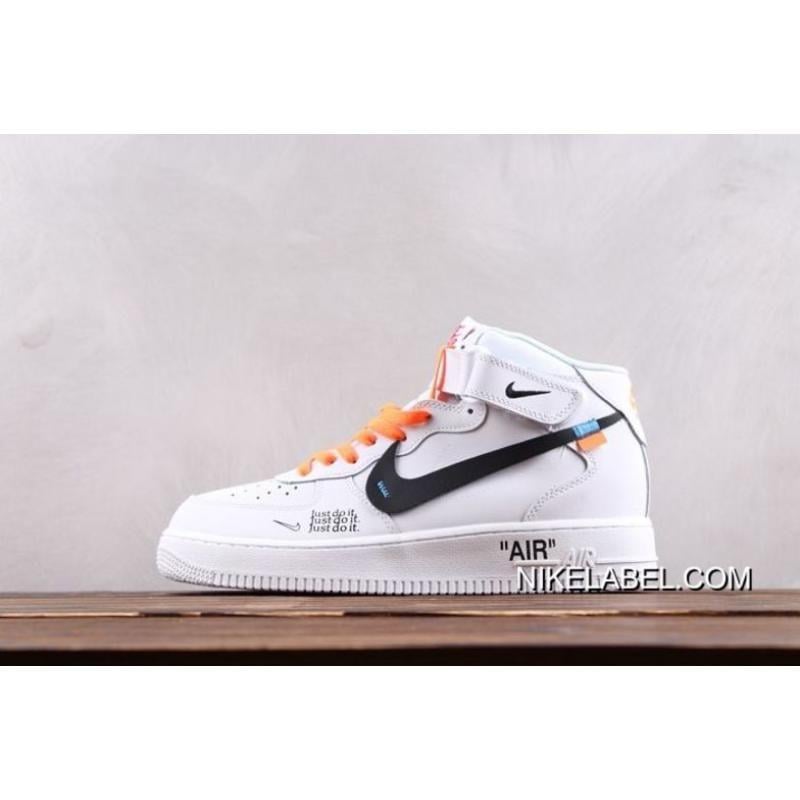 Air Off White Logo - Latest Men OFF-WHITE X Nike Air Force 1 Just Do It Logo SKU:69139 ...