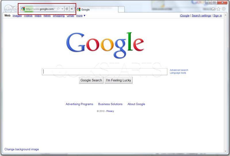 Make Google My Homepage Logo - How to make Google your homepage in IE 9