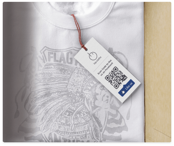 QR Clothing and Apparel Logo - How to Use QR Codes on Clothing Code Generator