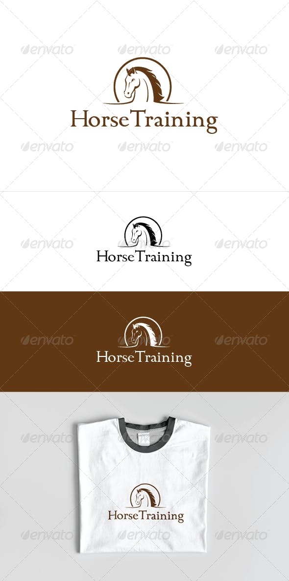 Horse Training Logo - Horse Training Logo Template by FoxxelGraphics | GraphicRiver