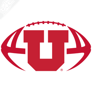U of U Football Logo - Decals
