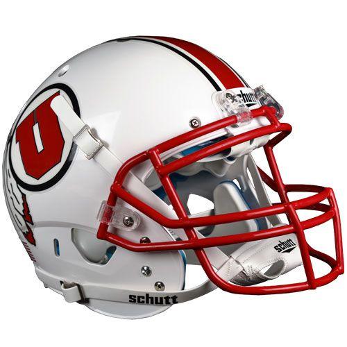 U of U Football Logo - Utah Utes Athletic Logo Replica Helmet with Stripes | Utah Red Zone