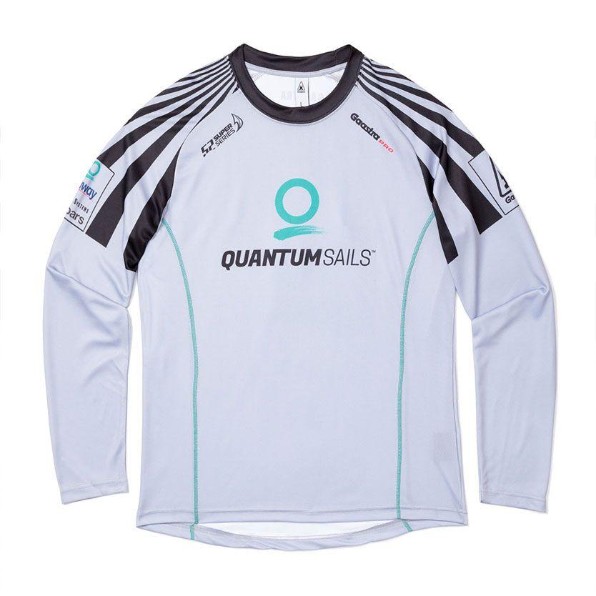 QR Clothing and Apparel Logo - QR Vortex Long Sleeve Tech Tee