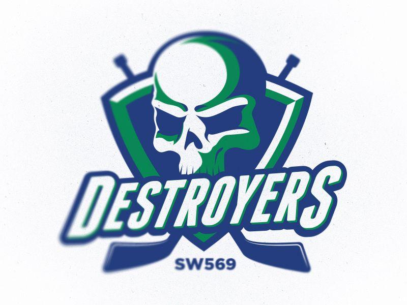 Hockey Logo - Destroyers Hockey Logo by Mark Jooste | Dribbble | Dribbble