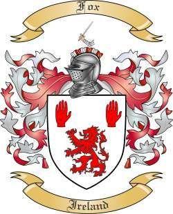 Ireland Fox Logo - Fox Family Crest from Ireland | new House | Family crest, Coat of ...