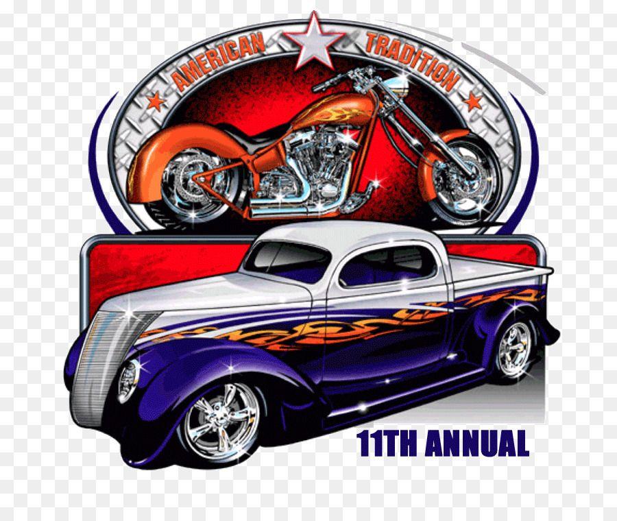 Antique Auto Logo - Vintage car Auto show Motorcycle Logo Flyer png download