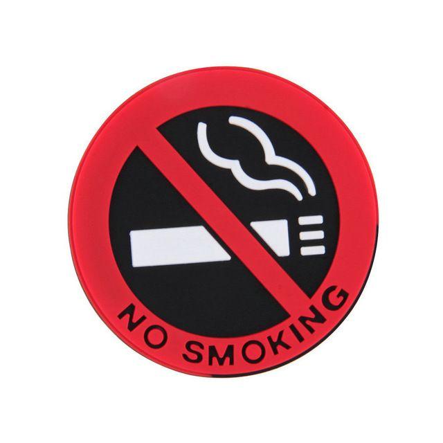 Car with Red Circle Logo - 2017 Rubber Smoking Prohibited Ban Smoking Warning Stickers Logo No ...