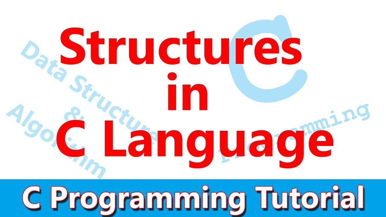 Red and Blue Nested C Logo - C Programming Tutorial structure in C, Nested structures