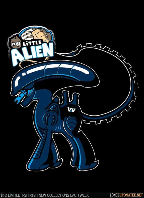 Little Alien Logo - My Little Alien | Geeky Tees for Men, Women & Kids | GeekTeeHub