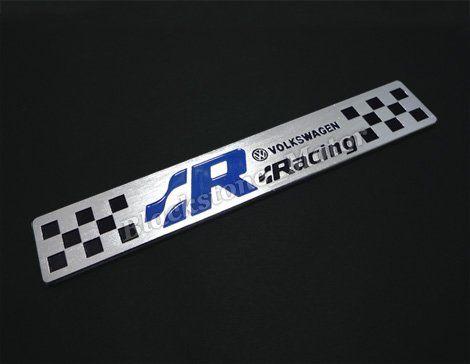 VW Racing Logo - Pcs VW Racing R Line Aluminum Alloy Emblem Badge Decal Sticker