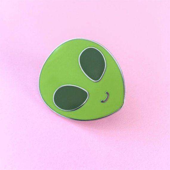 Little Alien Logo - SECONDS // Little Alien Enamel Pin | Etsy