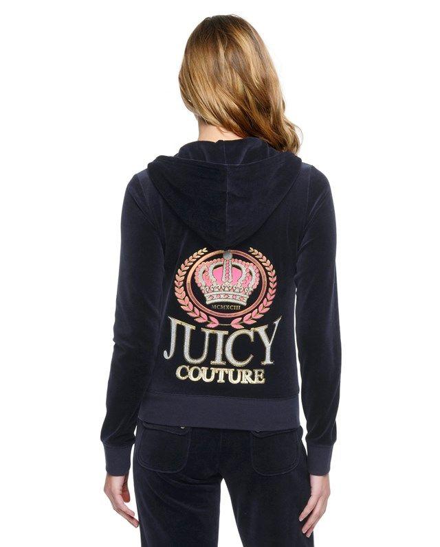 Couture Crown Logo - Logo Velour Couture Crown Original Jacket | Juicy Couture
