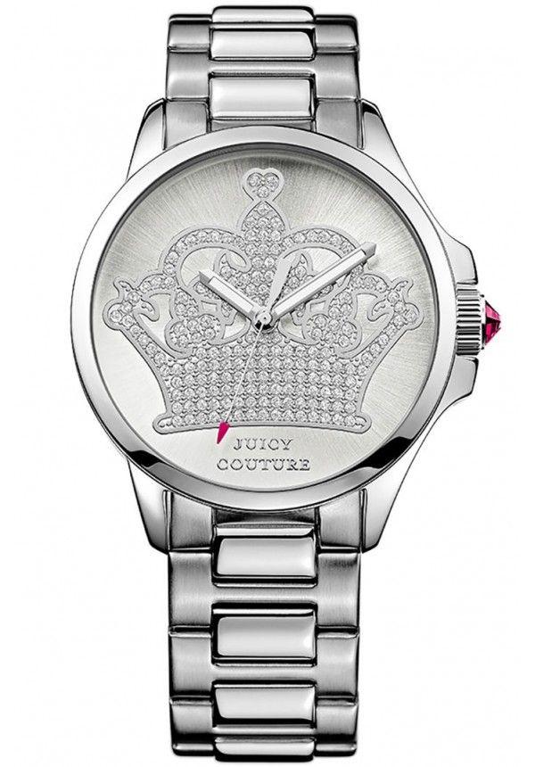 Juicy Couture Crown Logo - Juicy Couture JETSETTER, FULL SS, DIAMOND CROWN LOGO DIAL