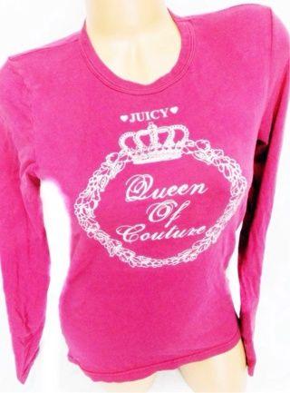 Juicy Couture Crown Logo - Free: JUiCY COUTURE QUEEN OF COUTURE CROWN LOGO DARK RED LONG