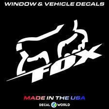 Fox Racing with Monsters Logo - Fox Racing Car Decal | eBay